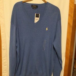 Polo by Ralph Lauren 100% Pima cotton sweater SZ XL NWT